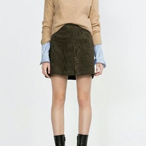 Zara Corduroy Skirt